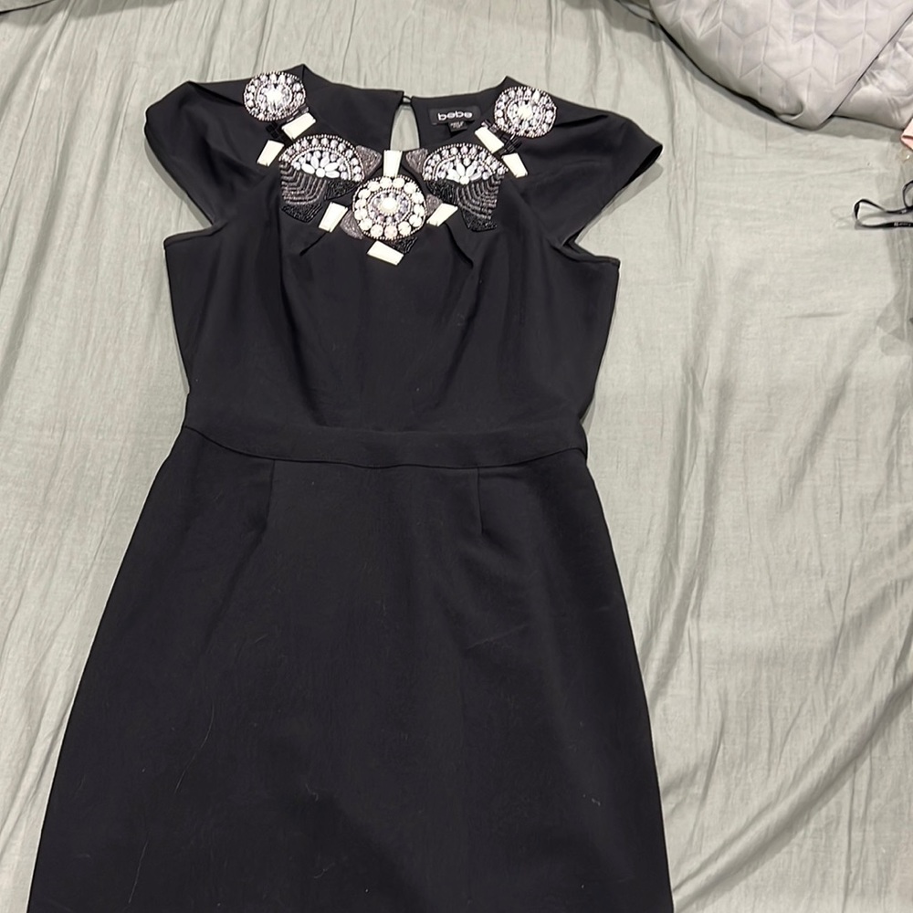 Bebe short black dress